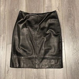 Rare- Banana Republic 100% Genuine Leather Skirt
